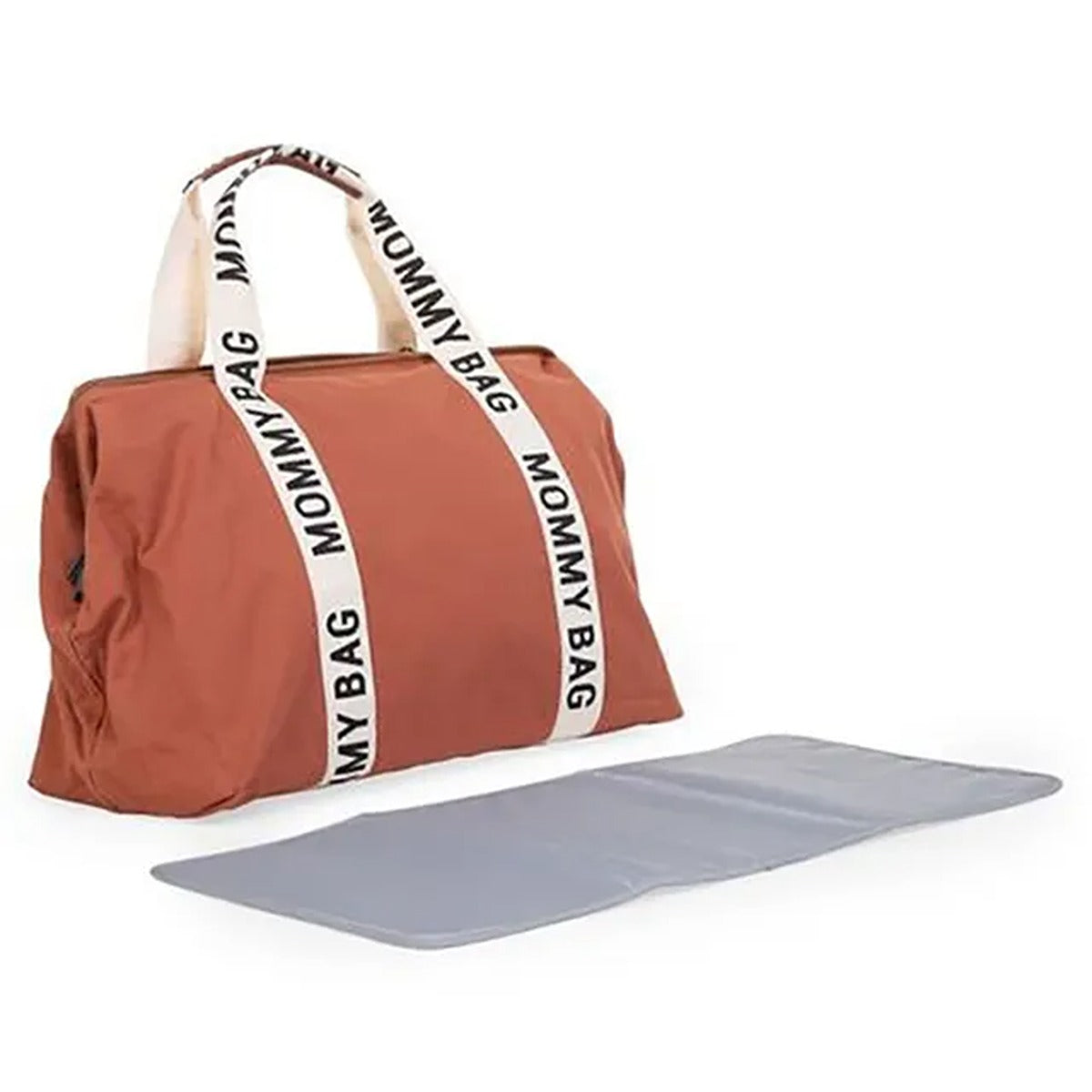 Childhome Childhome Mommy Bag Signature Canvas Terracotta Terracotta