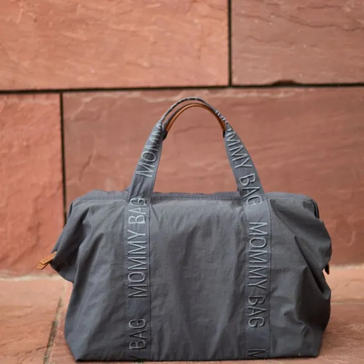 Childhome Childhome Mommy Bag Signature Urban Dark Grey