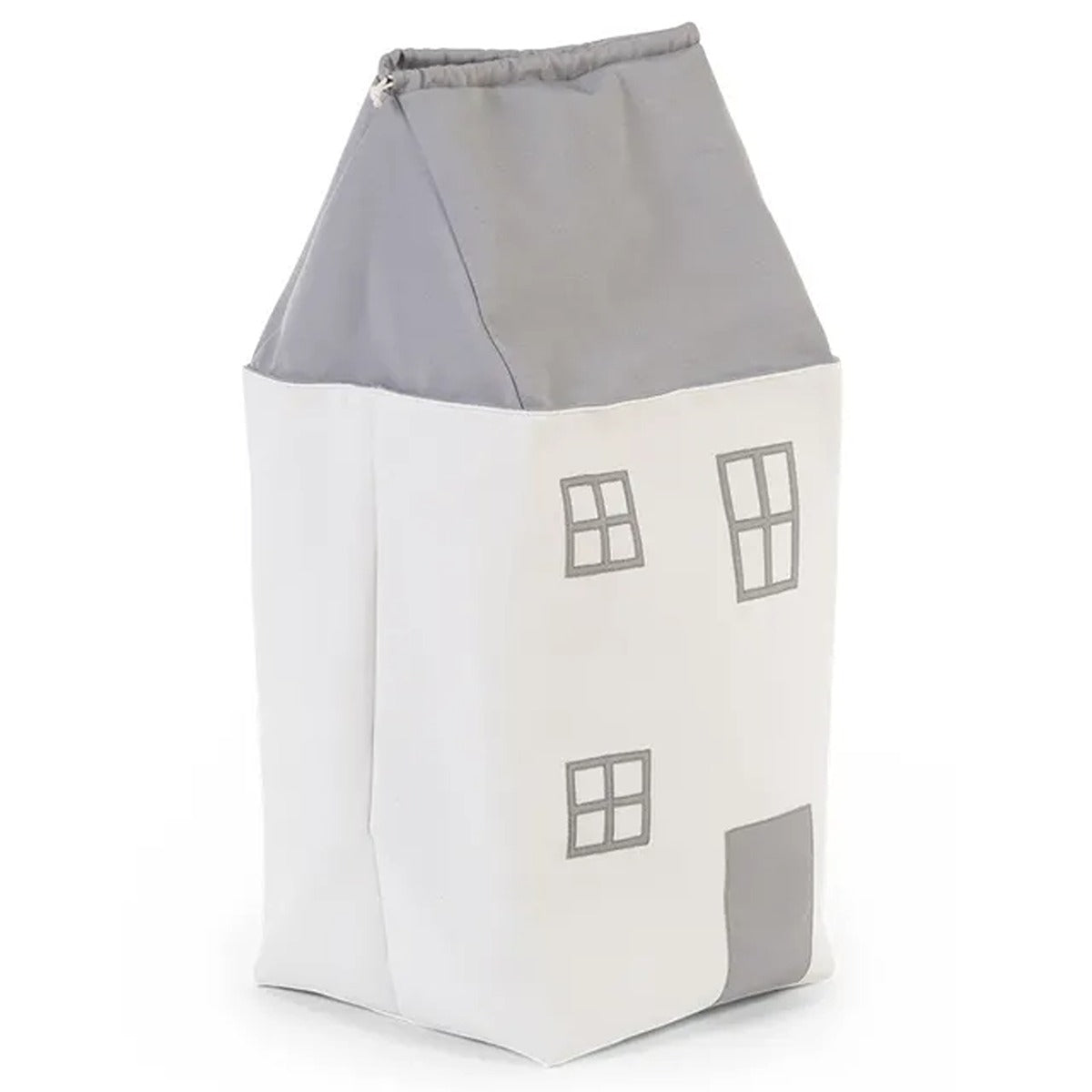 Childhome Childhome Toy Box House Grey Off White