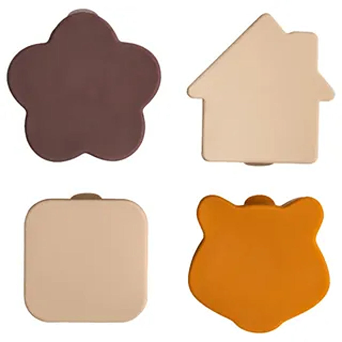 Citron 2023 Silicone Lunchbox Organizers Set of 4