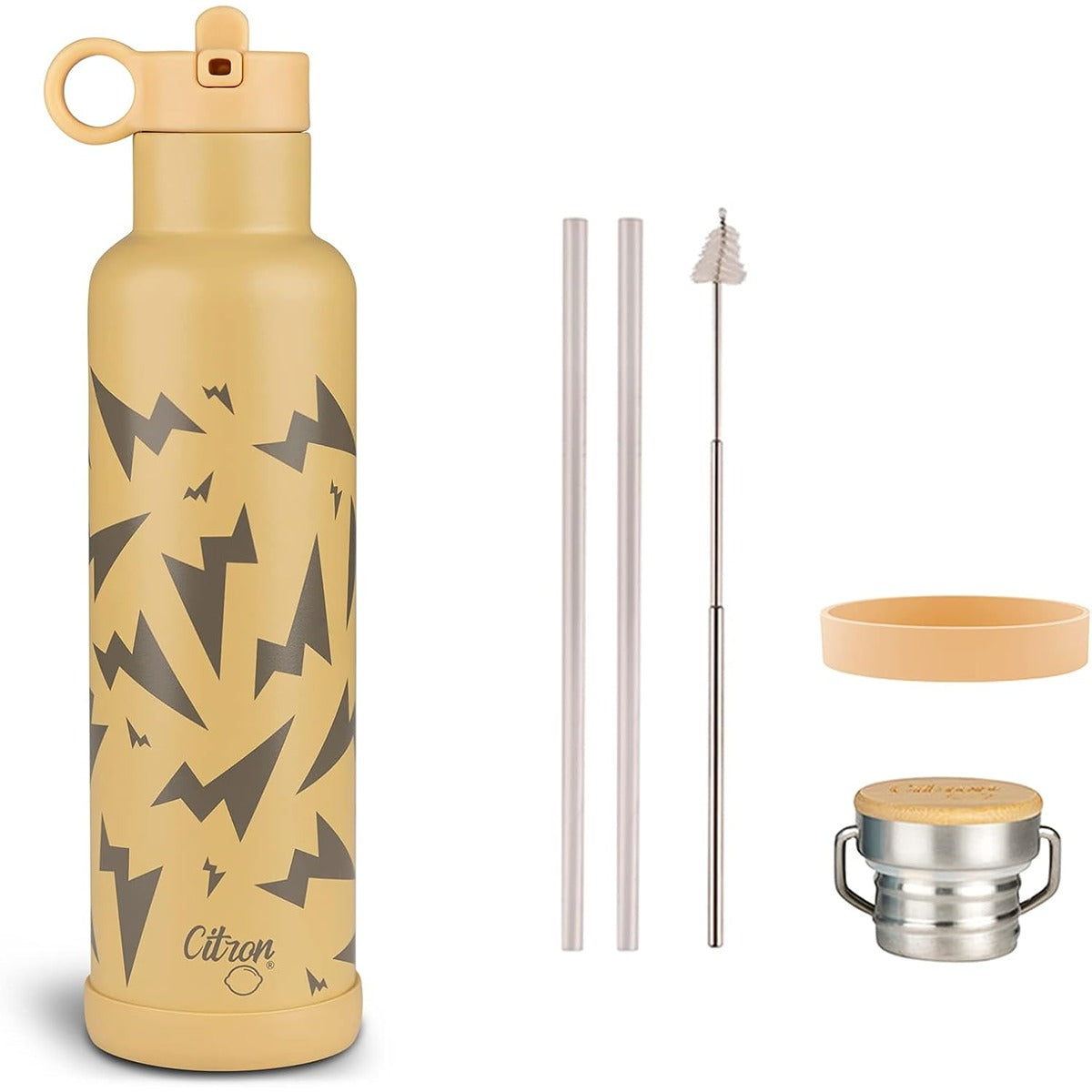 Citron Citron- Vacuum Insulated Stainless Steel Water Bottle 750ml- Thunder Yellow