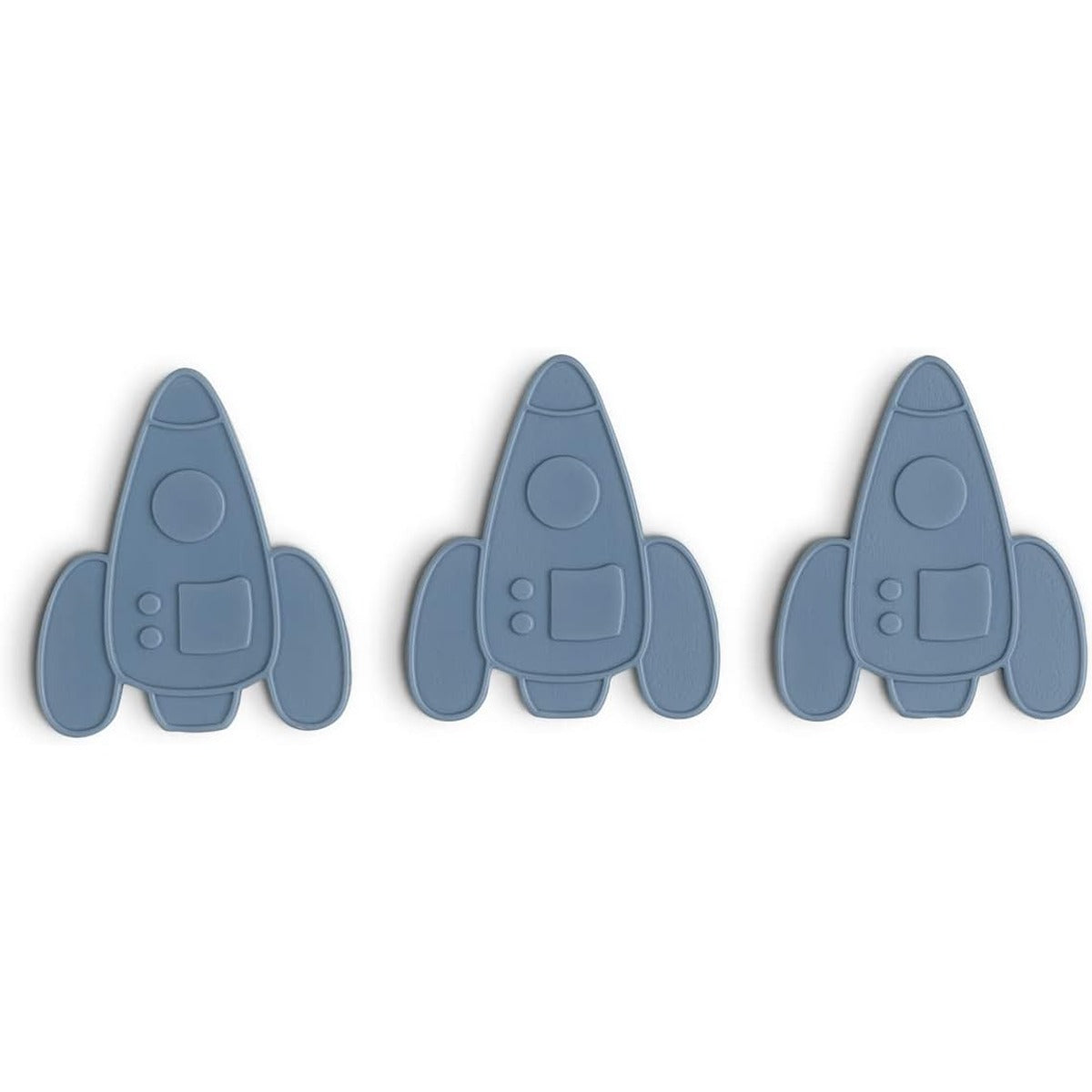 Citron Citron Citron- Set of 3 slim ice packs with non toxic Gel- Spaceship Dusty Blue