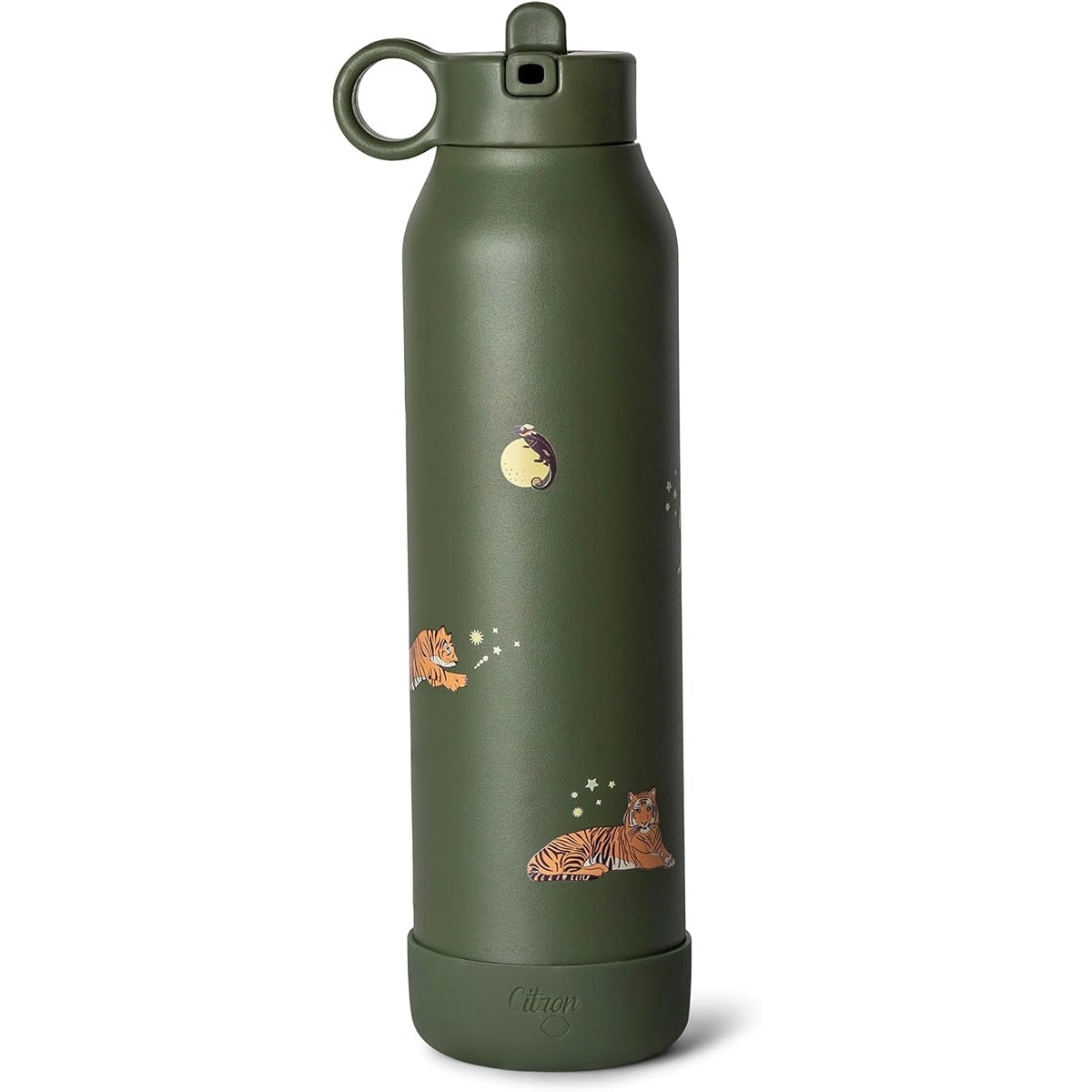 Citron Citron Water Bottle - Vacuum Insulated Stainless Steel Water Bottle 500ml - Tiger