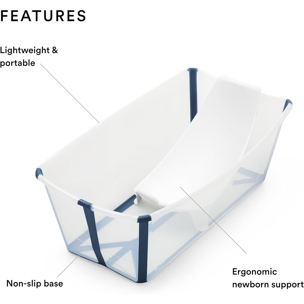 Stokke Flexi Bath  Plus Newborn Support Bundle