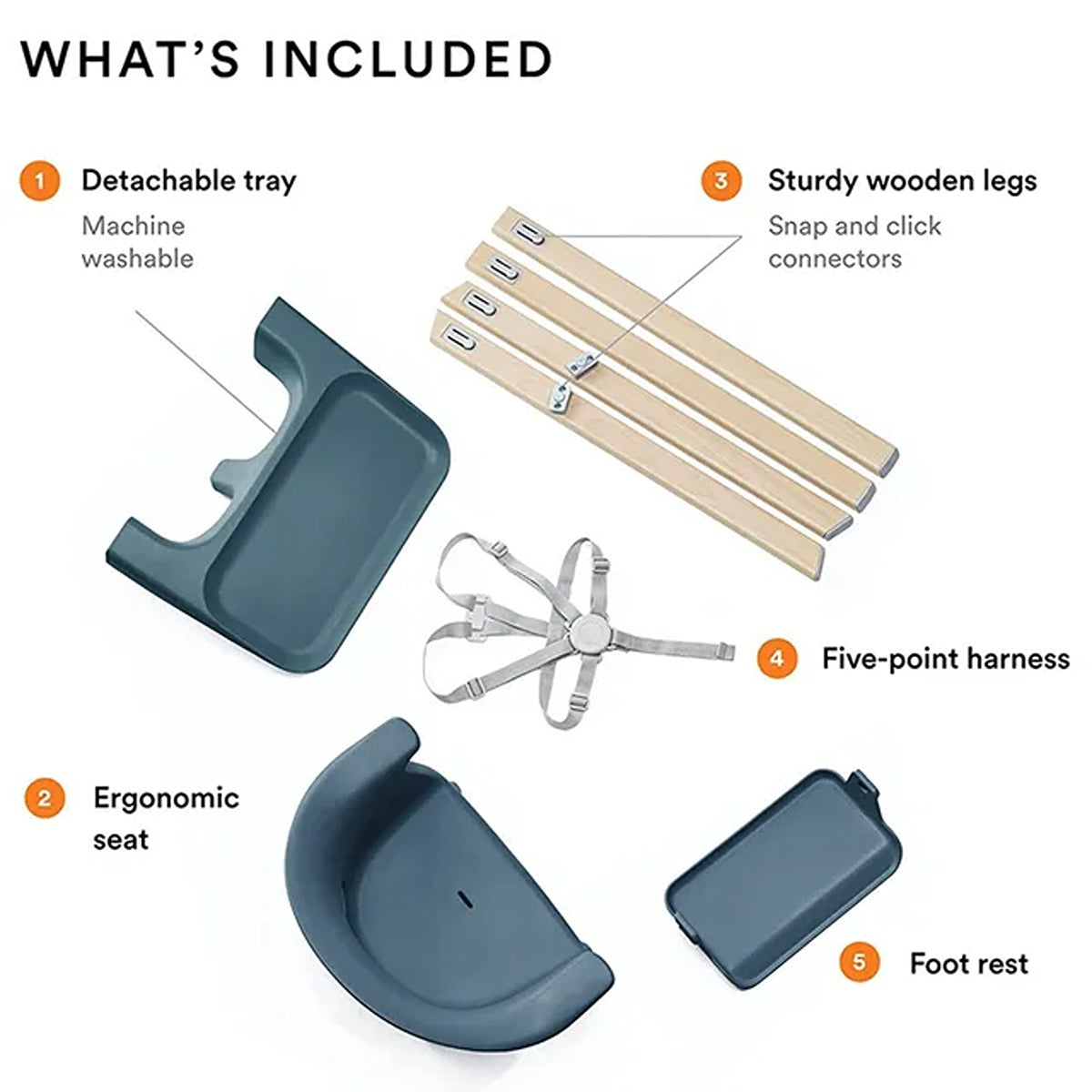 Stokke Stokke Clikk Highchair Fjord Blue