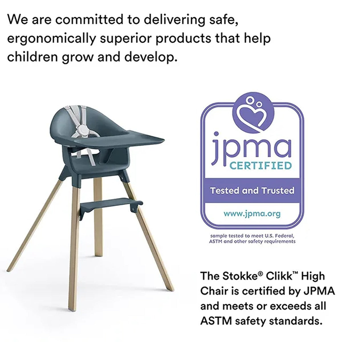 Stokke Stokke Clikk Highchair Fjord Blue