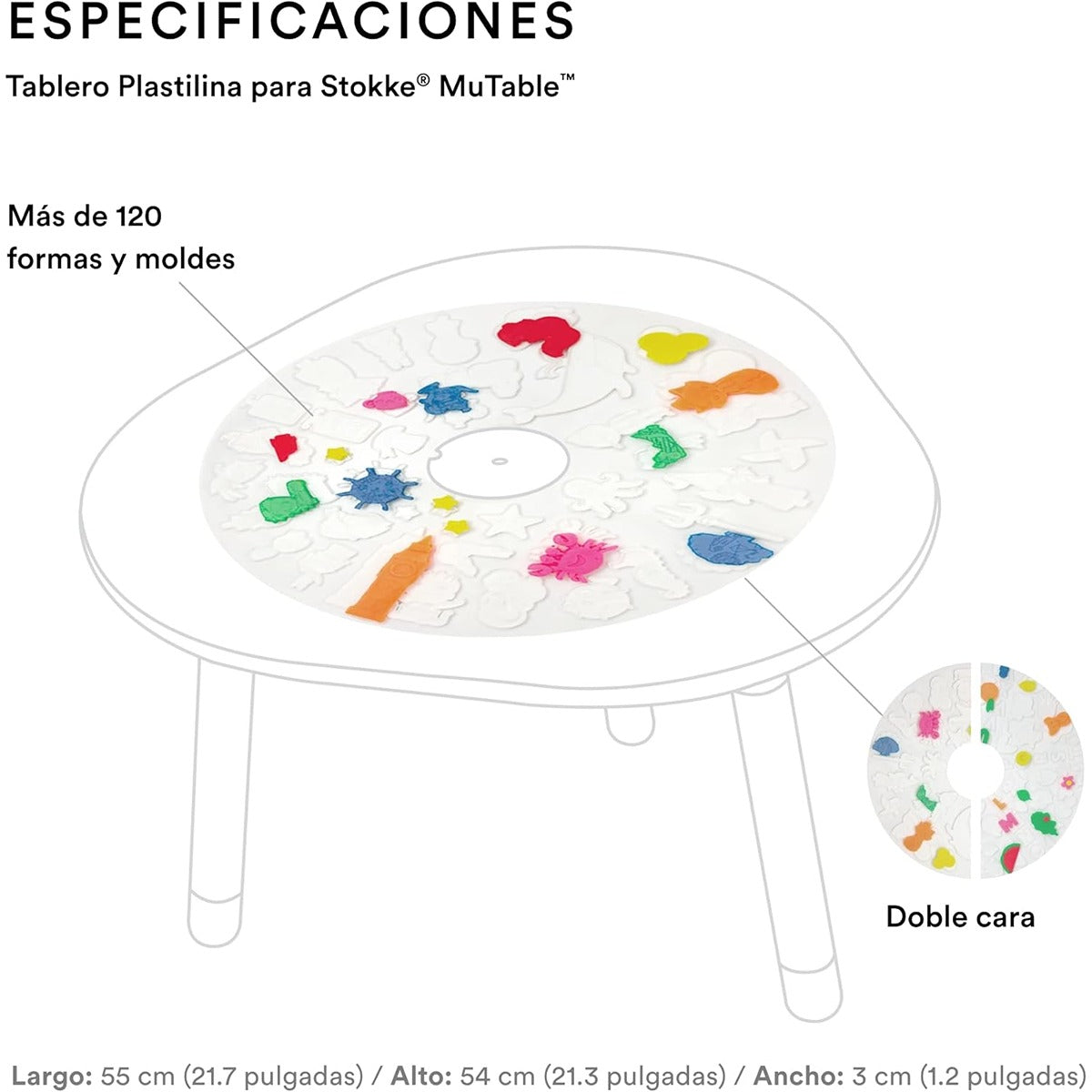 Stokke MuTable Play Dough Board V2 Play Dough Board