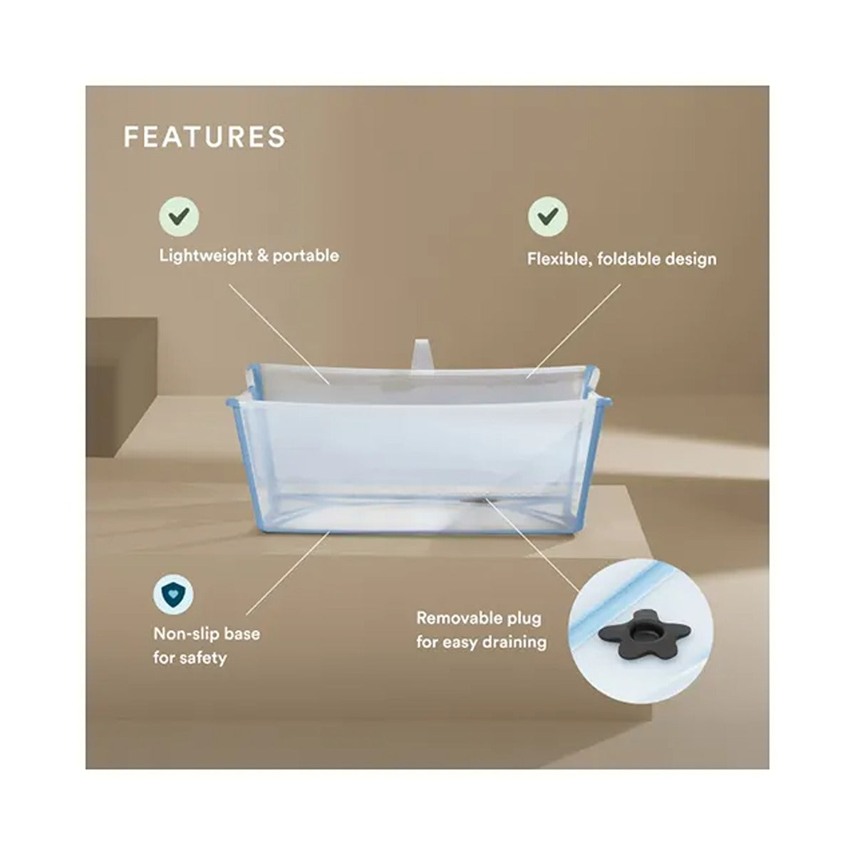 Stokke Stokke Flexi Bath Bundle Ocean Blue