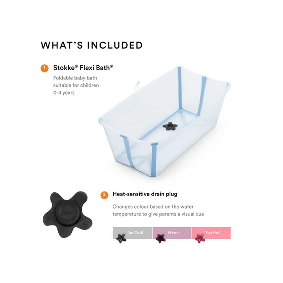 Stokke Stokke Flexi Bath Bundle Ocean Blue