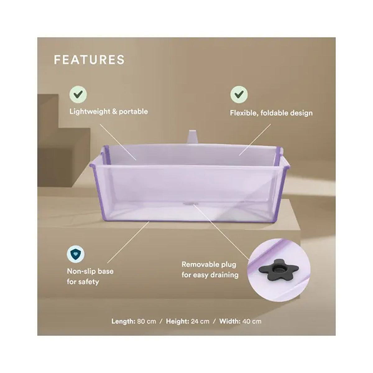 Stokke Stokke Flexi Bath X-Large Lavender