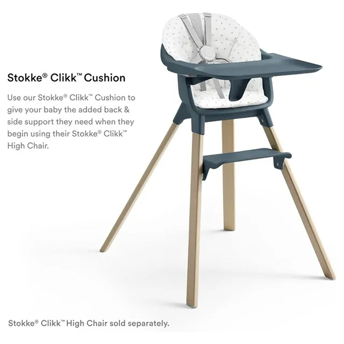 Stokke Stokke Clikk Cushion Blueberry Boat