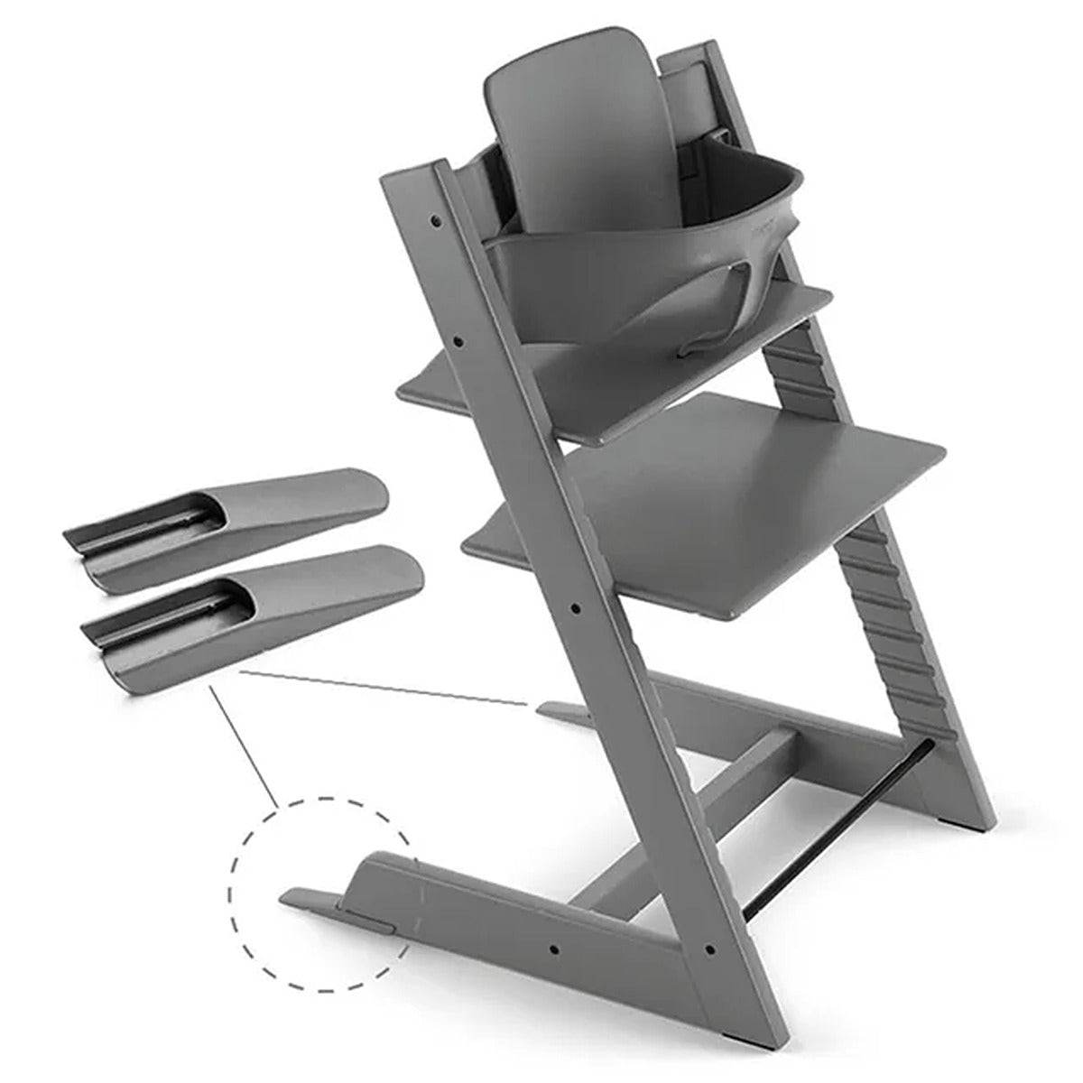 Stokke Stokke Tripp Trapp Baby Set V2 Storm Grey