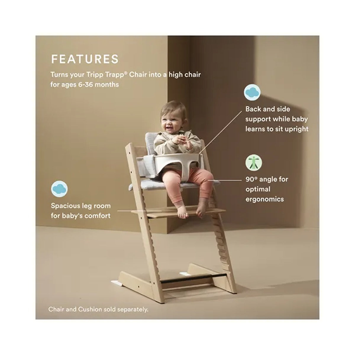 Stokke Stokke Tripp Trapp Baby Set2 Terracotta