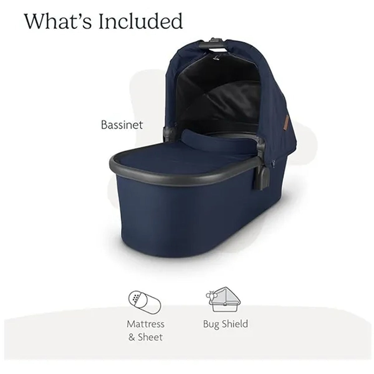Uppababy UPPABABY Bassinet - Jake - Charcoal | Carbon Frame