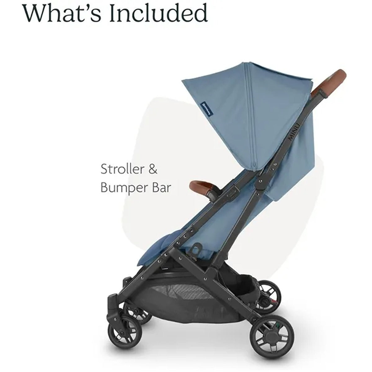 Uppababy UPPABABY Minu V2 Stroller - Charlotte - Coastal Blue M?lange