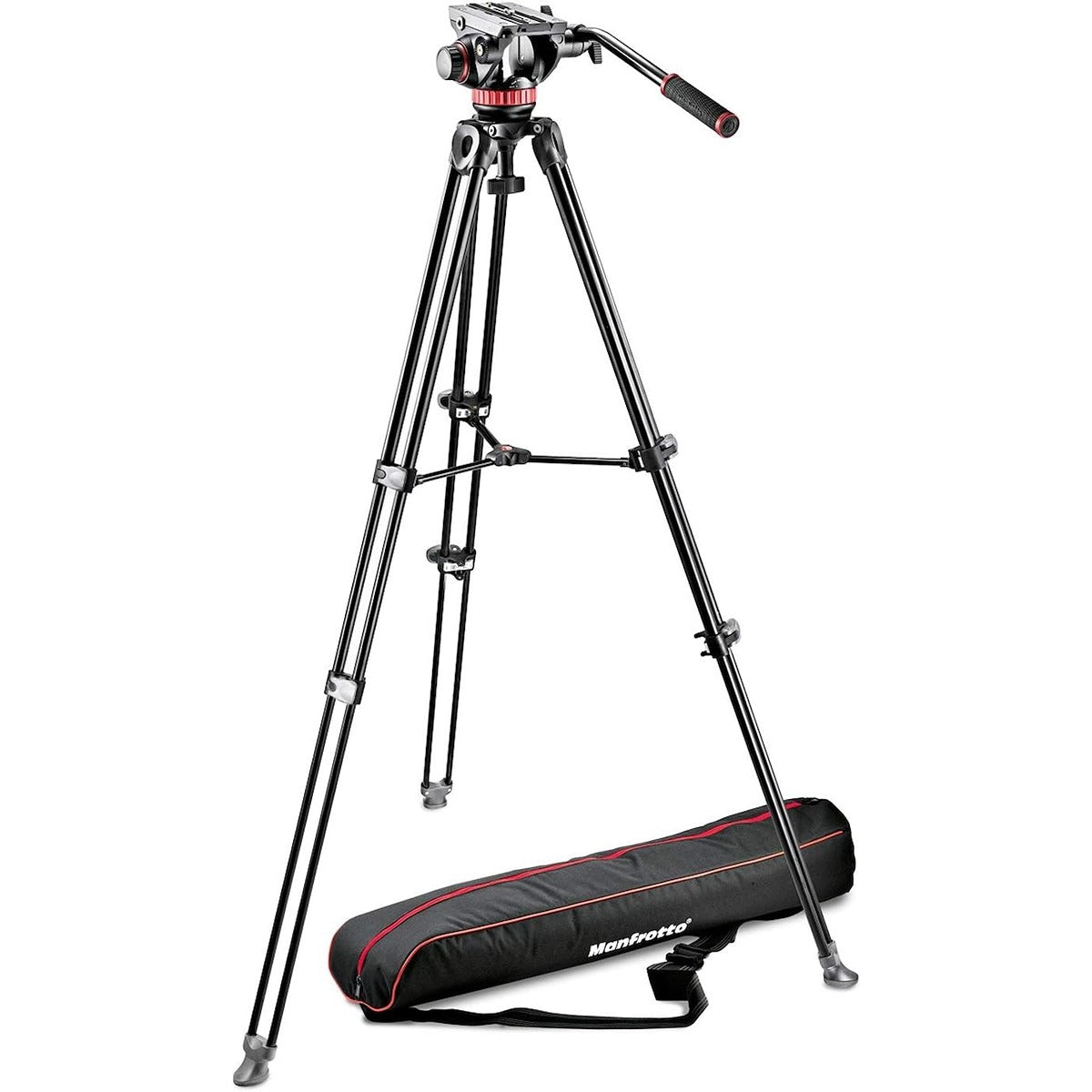 Manfrotto Manfrotto MVH502A Fluid Head and MVT502AM Tripod with Carrying Bag