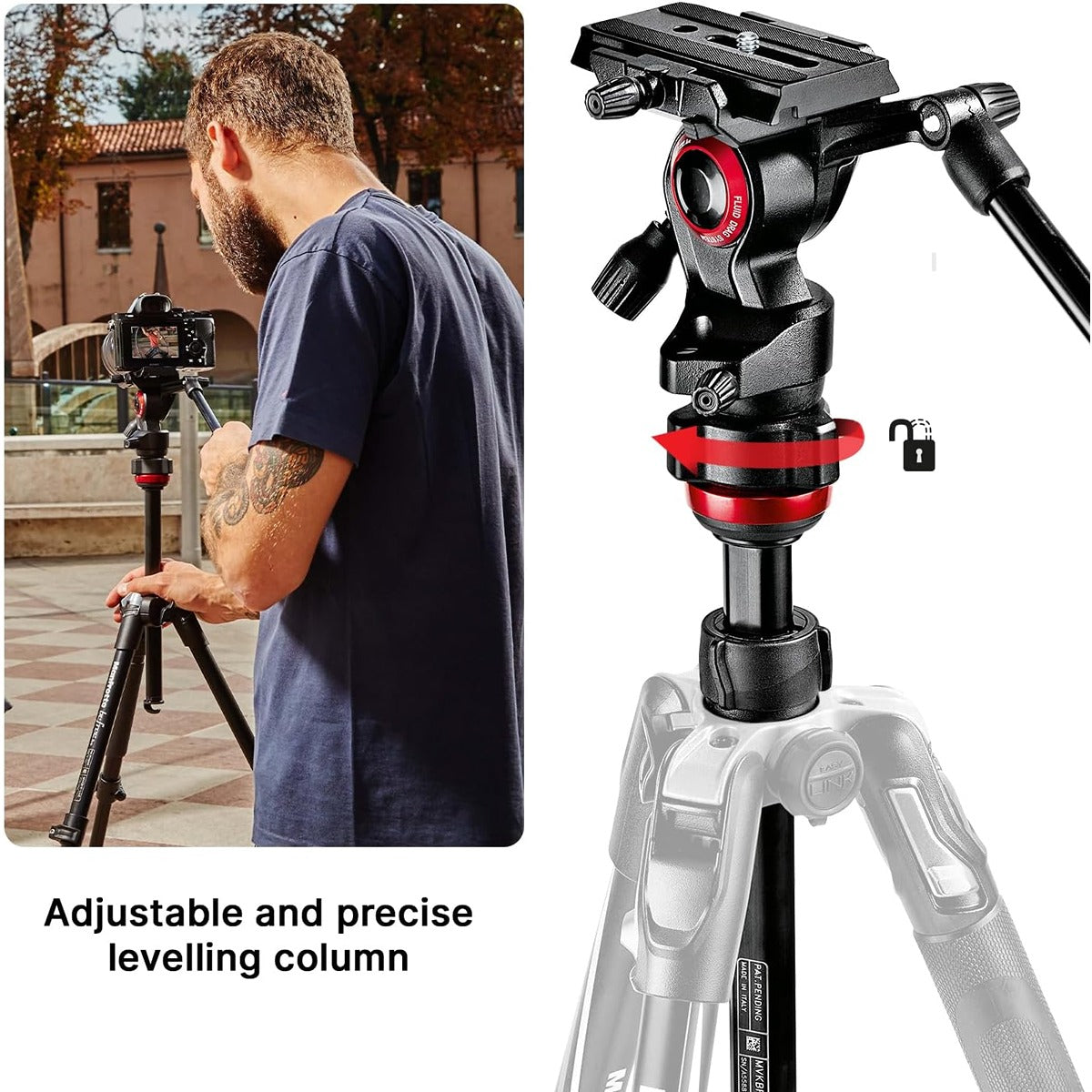 Manfrotto MANFROTTO BEFREE LIVE VIDEO TRIPOD KIT WITH FLUID HEAD