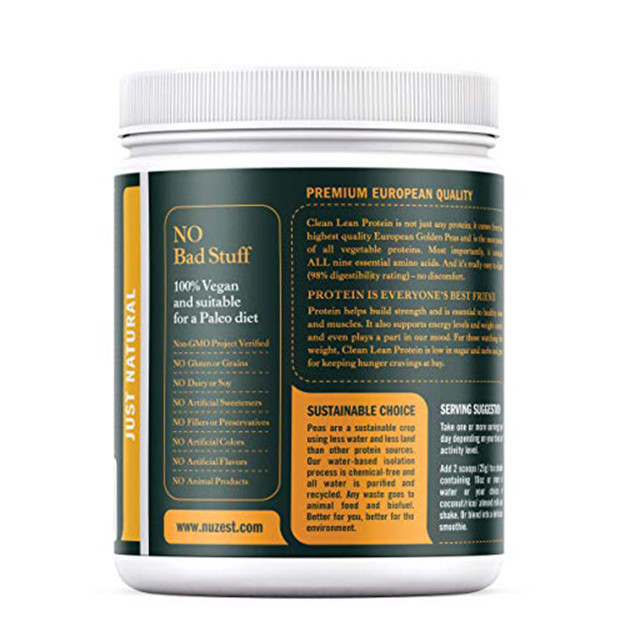 Nuzest Clean Lean Protein - Just Natural 500gm