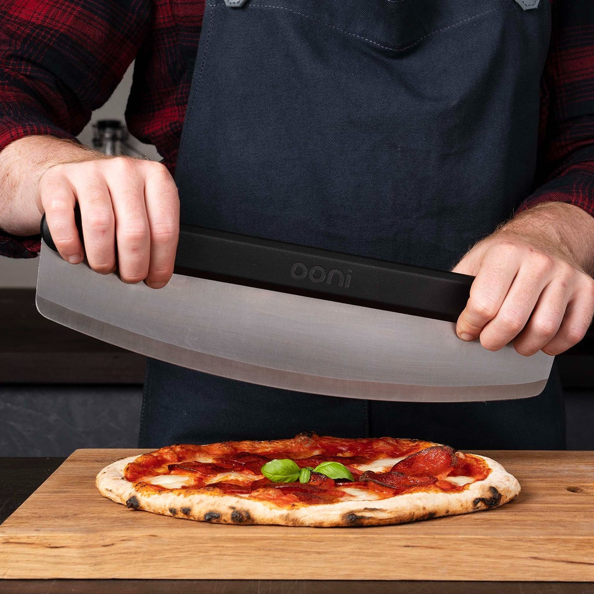 Ooni Pizza Cutter Rocker Blade/Cutter  (14 Inch) Sharp and Versatile Cutter Chop