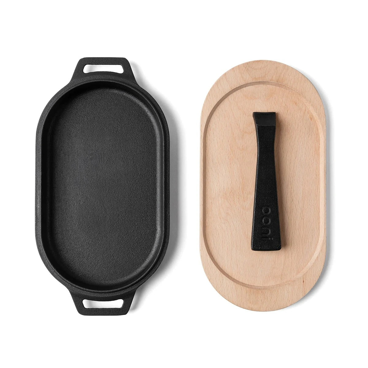 Ooni Cast Iron Sizzler Pan - Cast Iron Sizzler Plate - Camping Cookware - Cast Iron Cookware Cast Iron Pizza Oven Accessoriesâ€¦