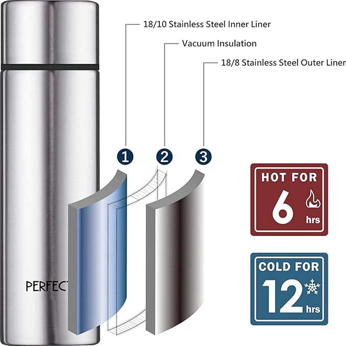 Primus Vacuum bottle 0.5L Flamingo Pink