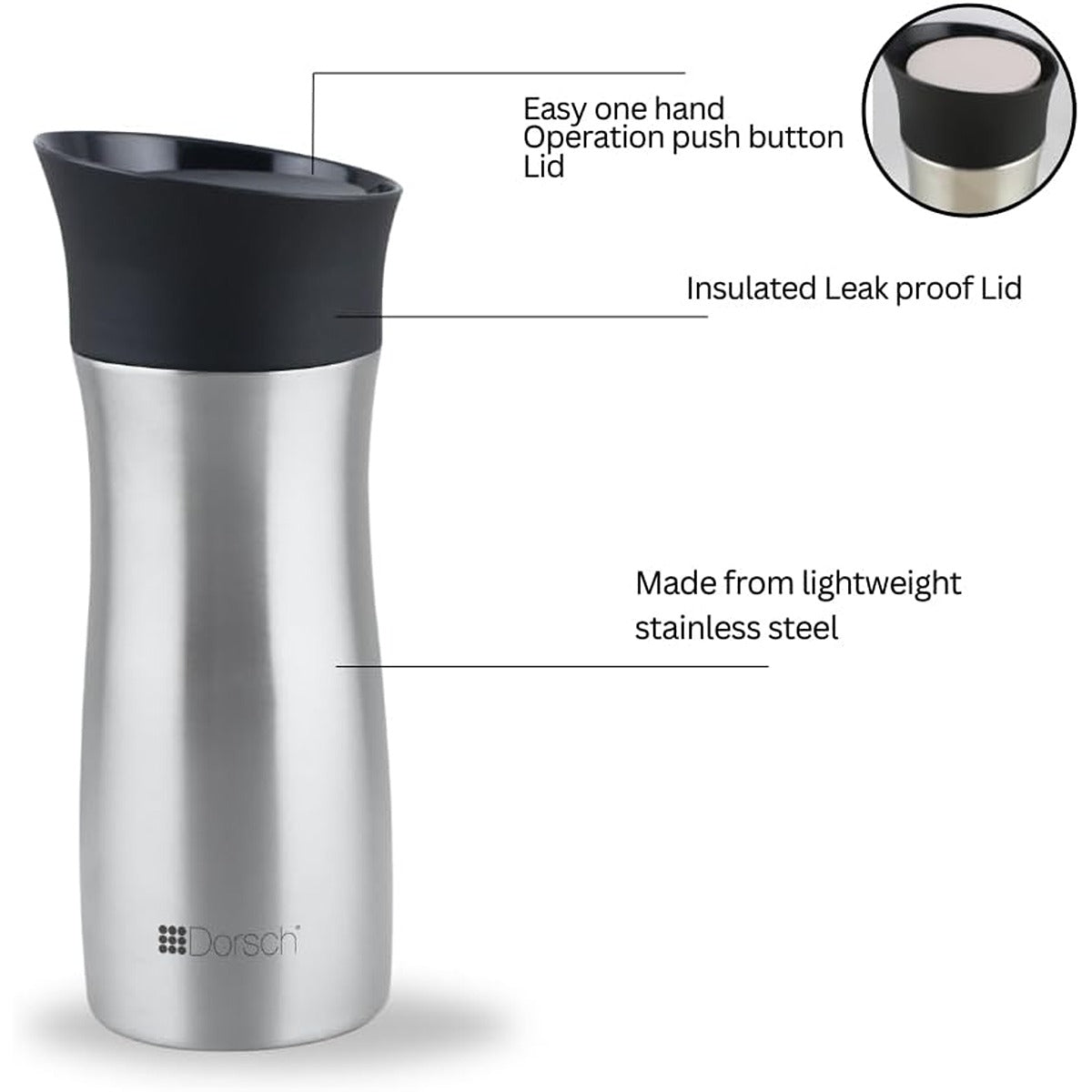 Primus Slurken Vacuum mug 0.4 Silver