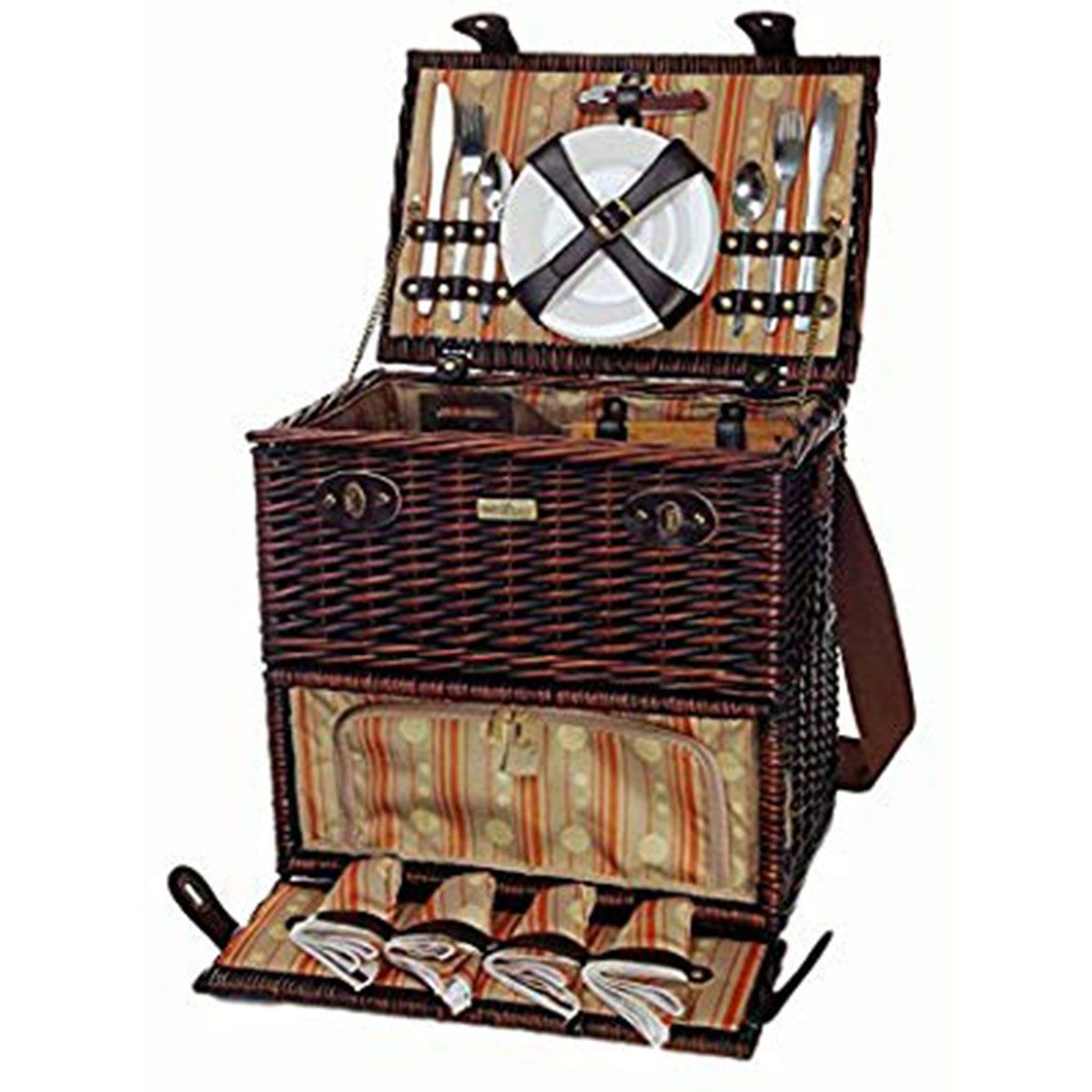 Paradiso Picnic & Barbecue Basket 46X35X22cm