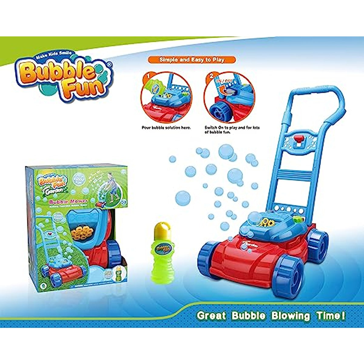 P.JOY PJOY-BUBBLE-MOWER-BO