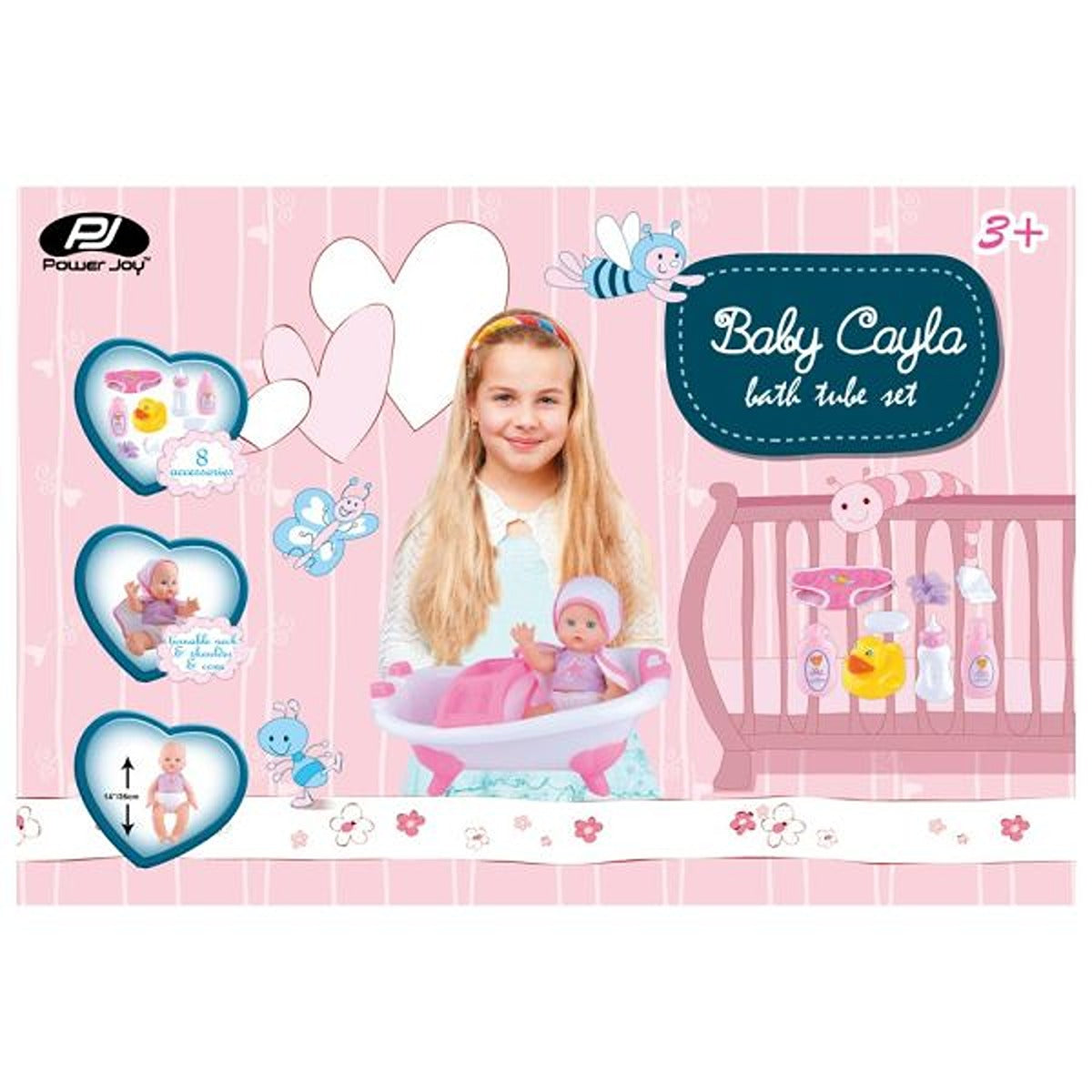 P.JOY PJOY-BABY-CAYLA-BATH-TUBE-SET-36CM-