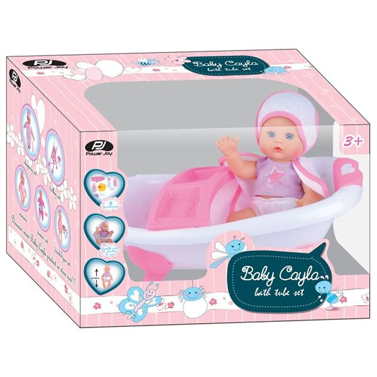 P.JOY PJOY-BABY-CAYLA-BATH-TUBE-SET-36CM-