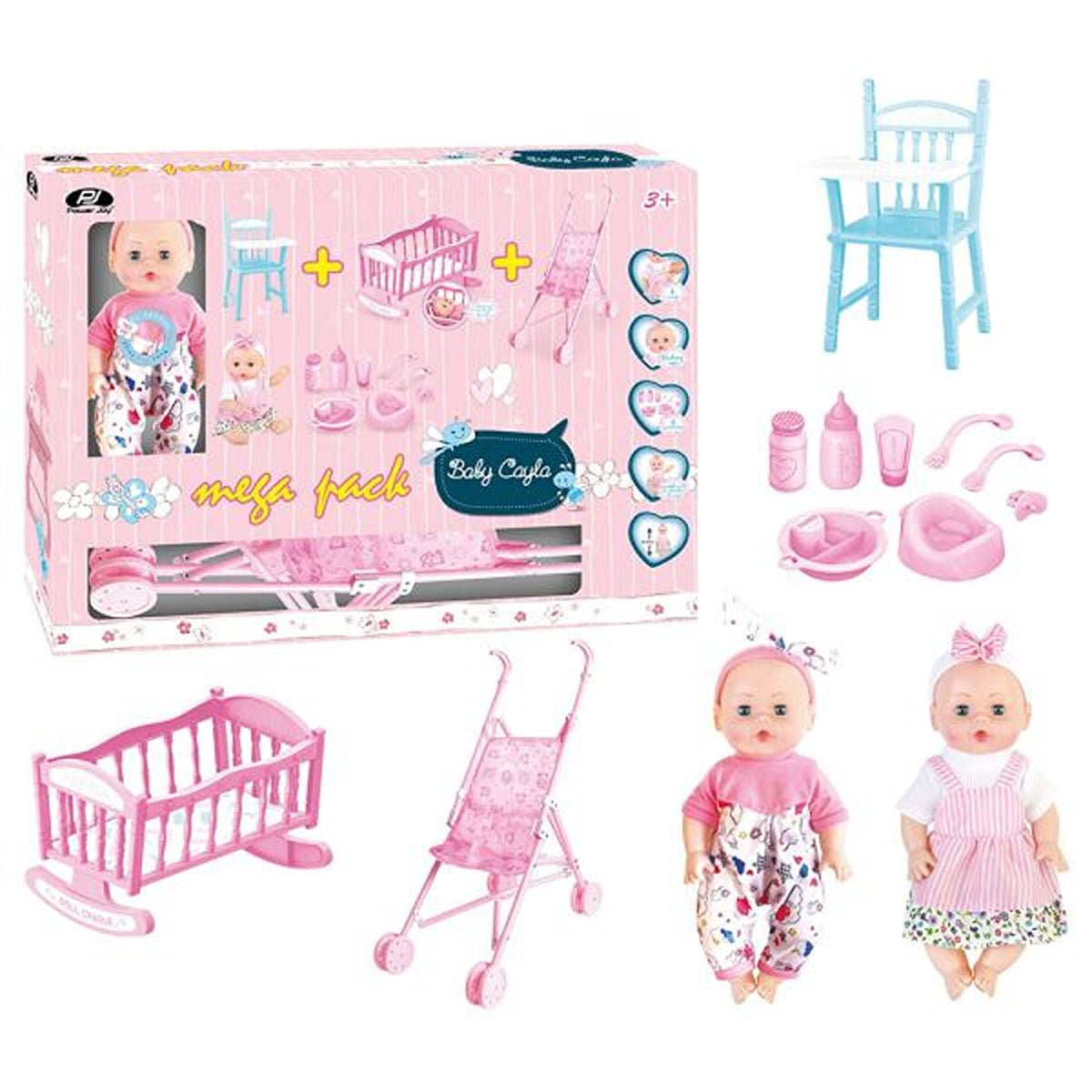 P.JOY PJOY-BABY-CAYLA-MEGAPACK-DLX12IN1-BO-
