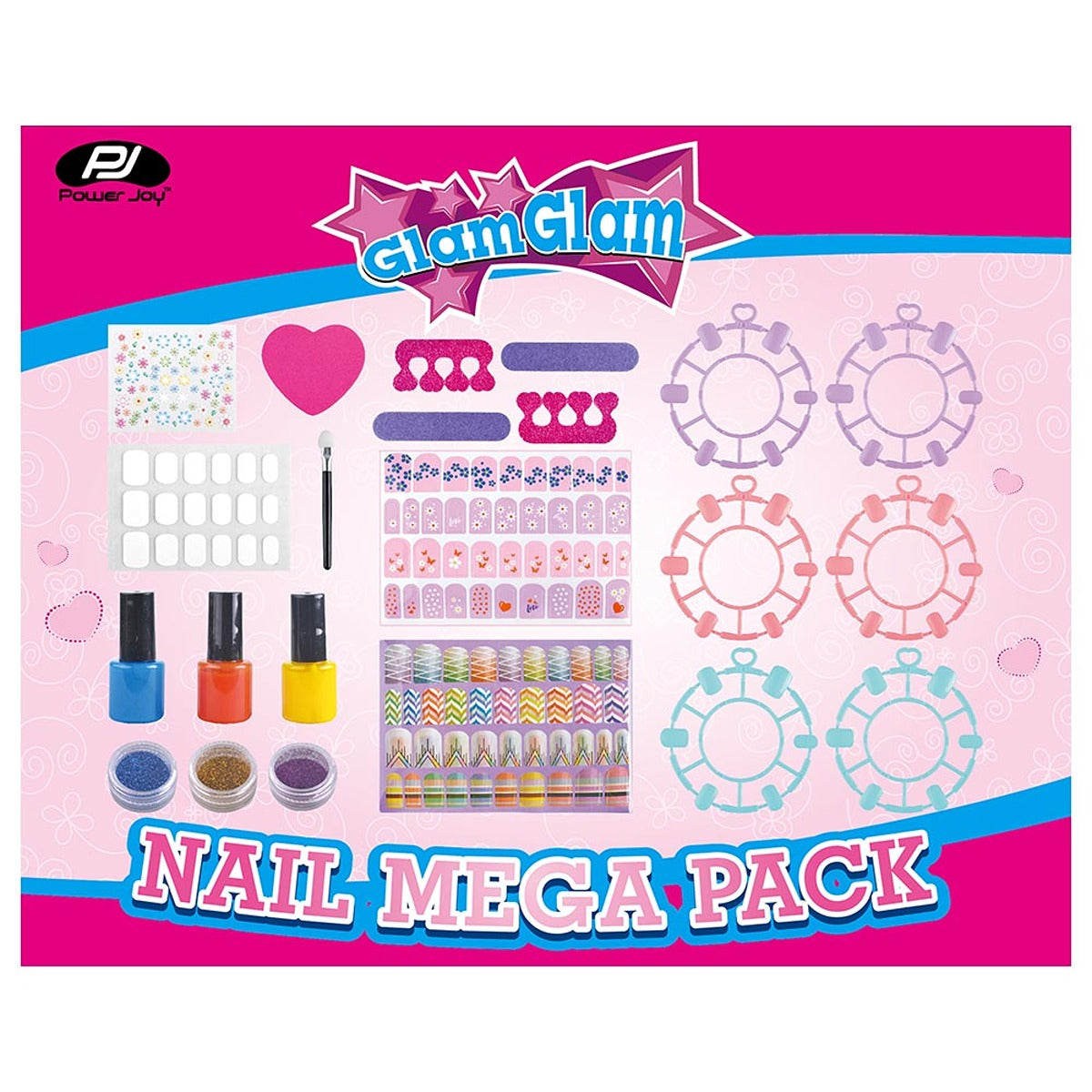 P.JOY PJOY-GLAMGLAM-NAIL-MEGAPACK
