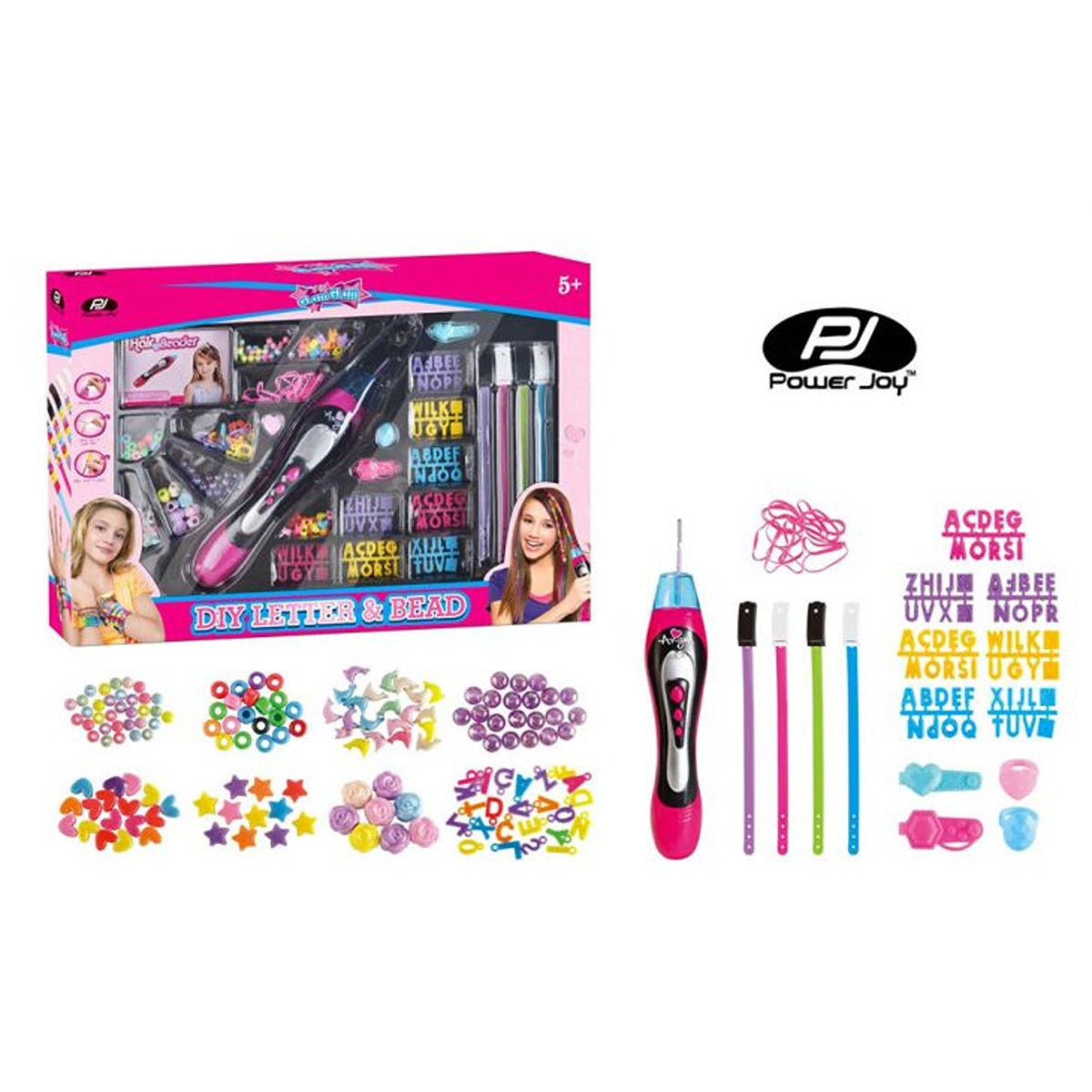 P.JOY PJOY-GLAMGLAM-DIY-LETTER--BEAD-2IN1