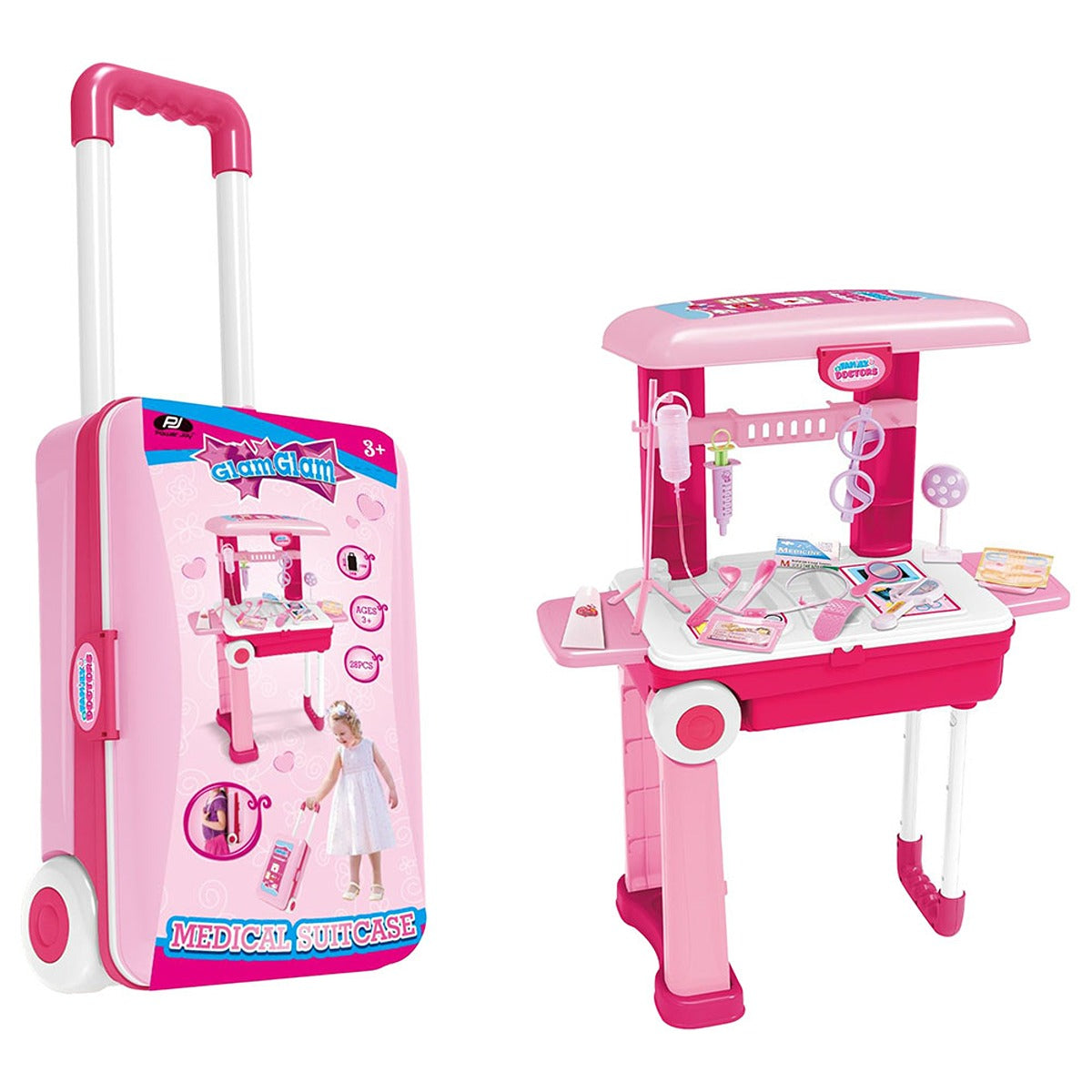 P.JOY PJOY-GLAMGLAM-MEDICAL-SUITCASE