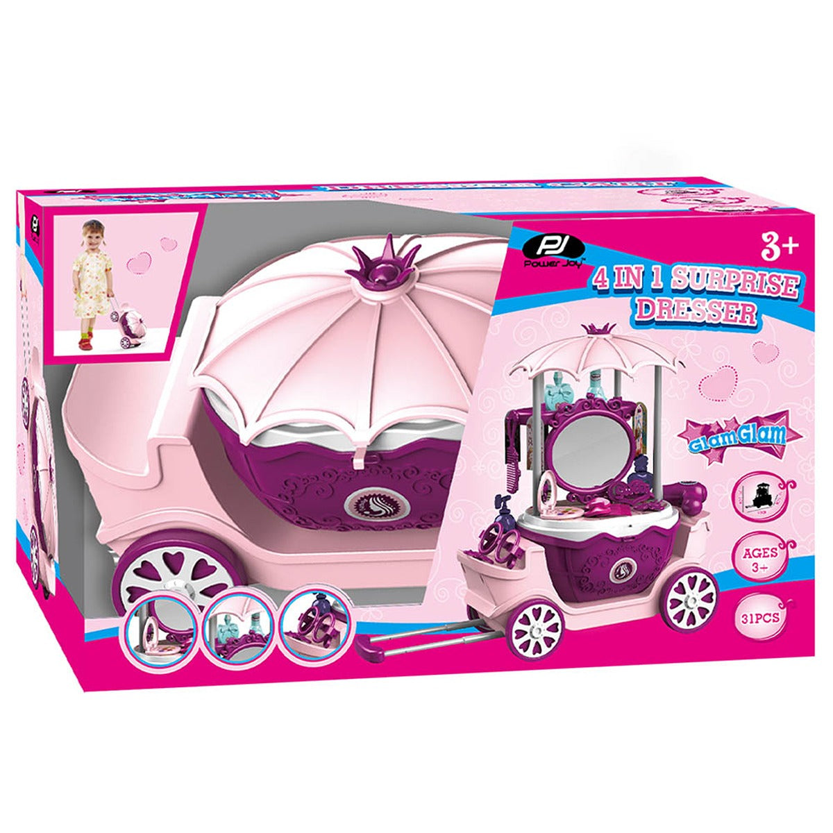 P.JOY PJOY-GLAMGLAM-SURPRISE-DRESSER-4IN1----
