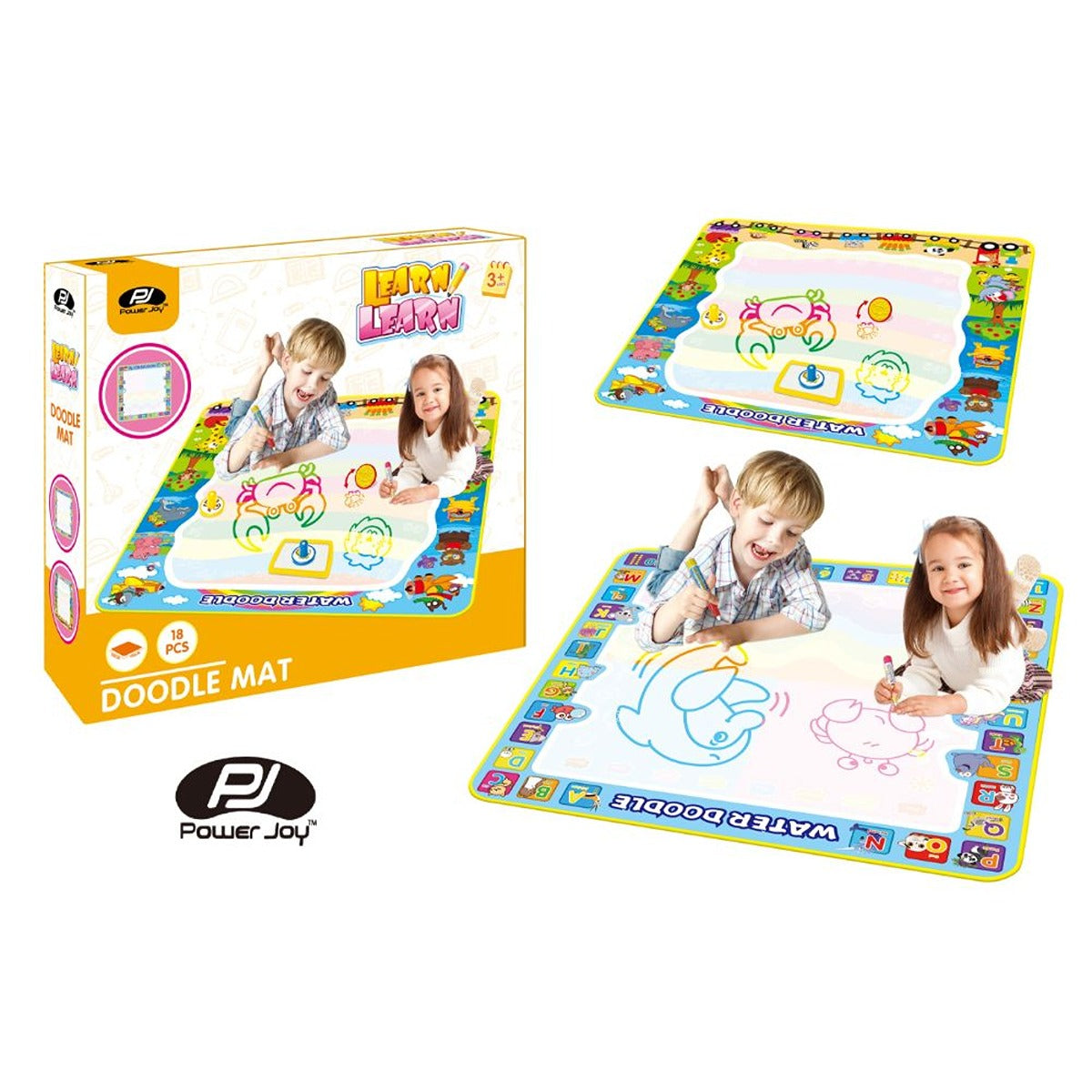 P.JOY PJOY-LEARN-WATER-DOODLE-MAT-100X100CM-