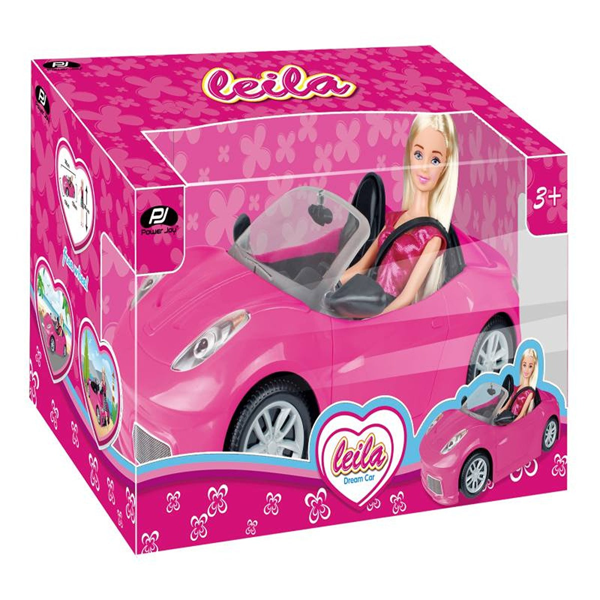 P.JOY PJOY-LEILA-DREAM-CAR-35CM--DOLL------