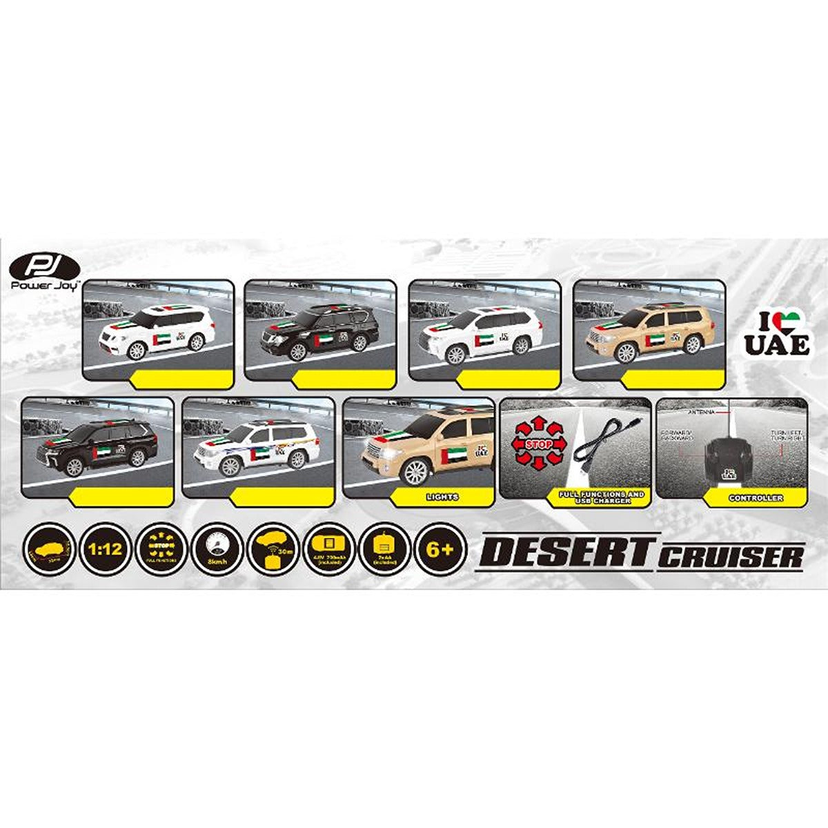 P.JOY PJOY-RC-DESERT-CRUISER-OFFROD-112-BPC