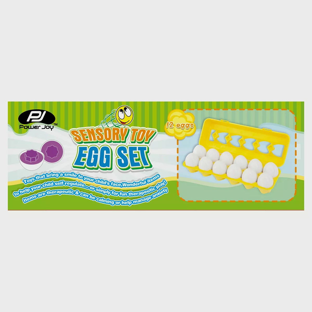 P.JOY PJOY-FIDGET-TOY-EGG-SET-12PCS----------