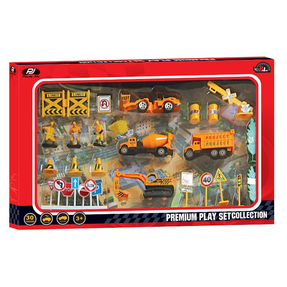 P.JOY PJOY-VROOM-VROOM-DELUX-PLAY-SET-6ASST