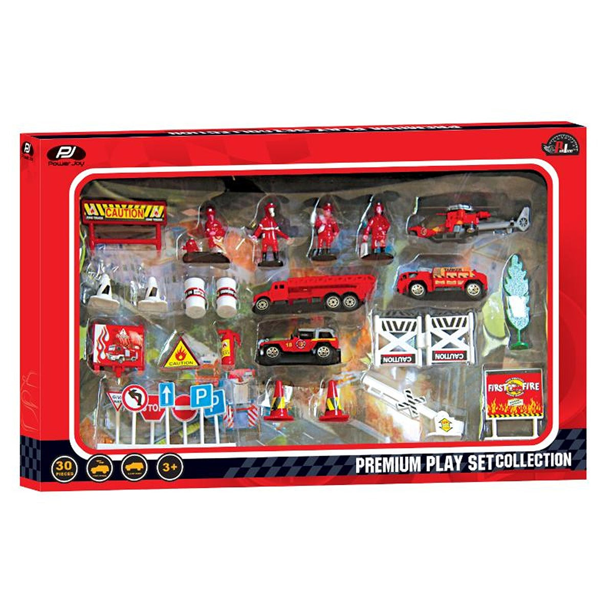 P.JOY PJOY-VROOM-VROOM-DELUX-PLAY-SET-6ASST