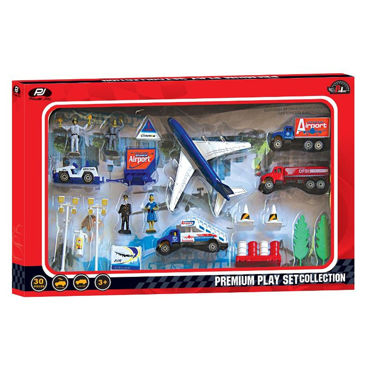 P.JOY PJOY-VROOM-VROOM-DELUX-PLAY-SET-6ASST