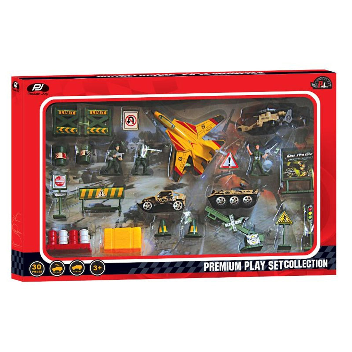 P.JOY PJOY-VROOM-VROOM-DELUX-PLAY-SET-6ASST