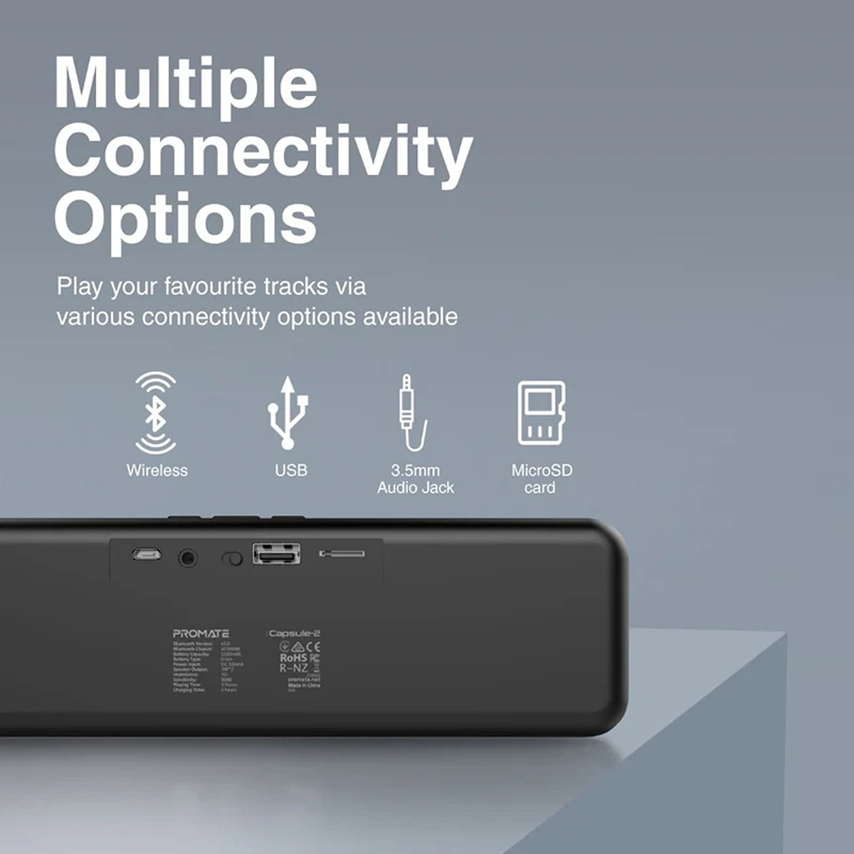 Promate Capsule-2.Black