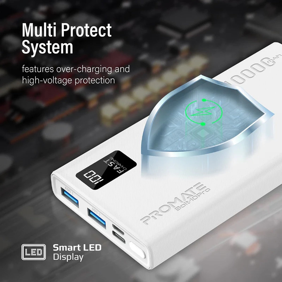 Promate Bolt-10Pro.White