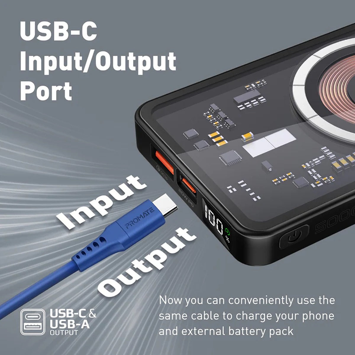 Promate TransPack-5.Black