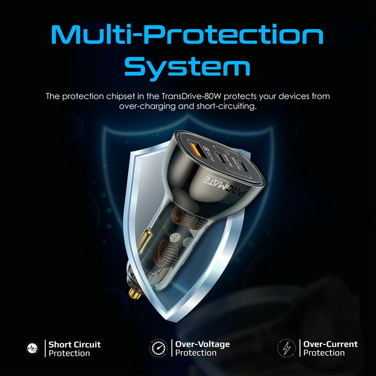 Promate TransDrive-80W