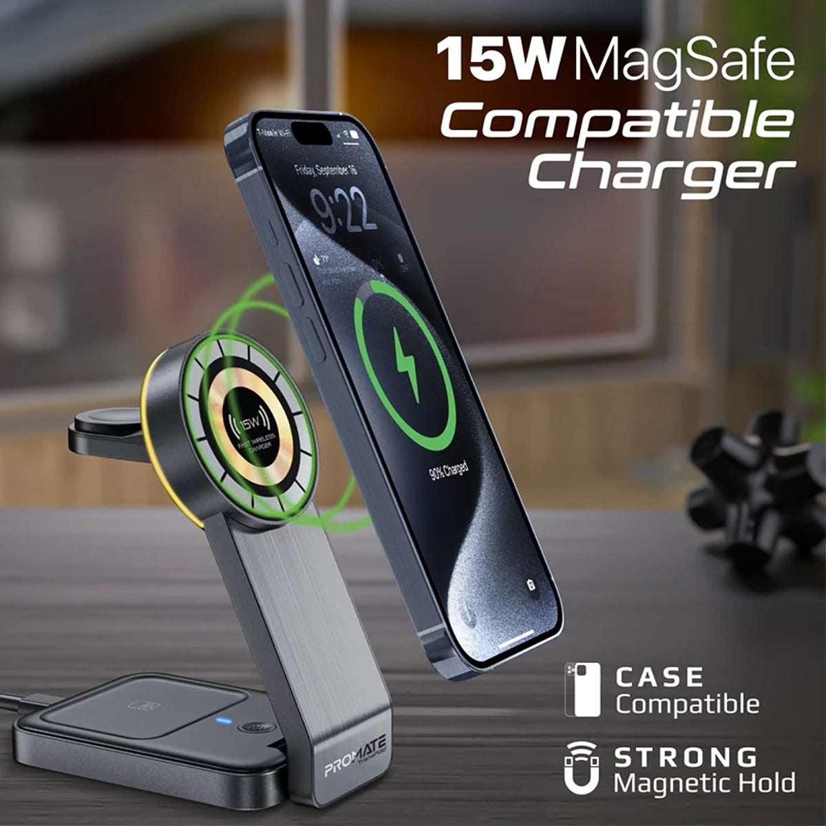 Promate TRANSFOLD.BLACK