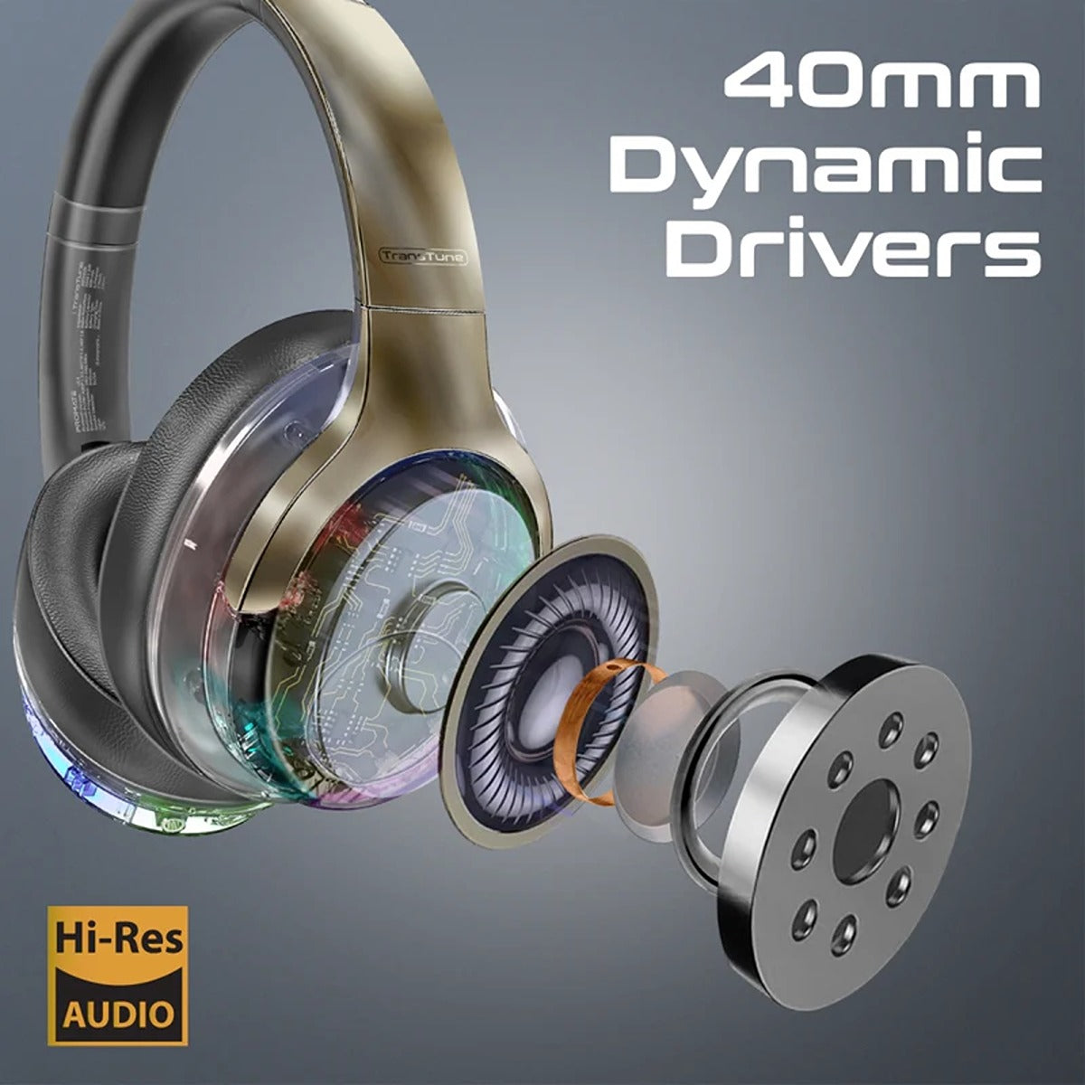 Promate TransTune.GunMetal