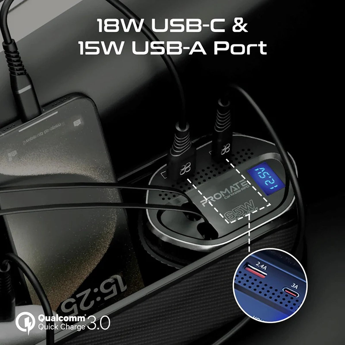 Promate CarMate-RPD.Black